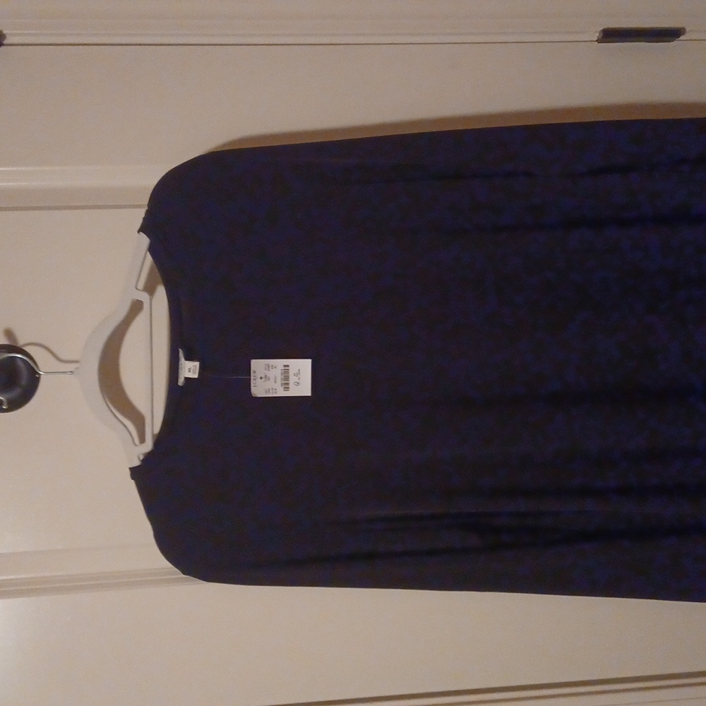 Black, long sleeve J.crew dress.